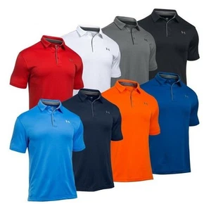 Under Armour 1290140 Men's UA Tech Performance Loose-Fit Golf Polo Team Shirt - Picture 1 of 79