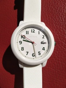 💥As New💥Lacoste 32mm WR50M White Analog Kid's High Quality Watch 🔥🔥🔥 - Picture 1 of 5