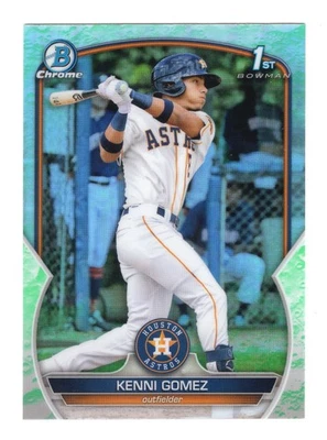 2023 Bowman #BCP-40 Kenni Gomez Chrome Prospects Lunar Glow Refractors - Image 1 of 2