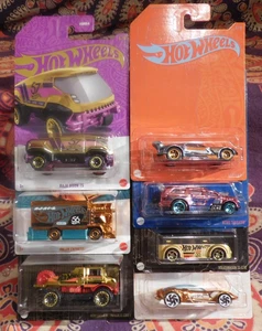 Hot Wheels 7 Diff HW ANNIVERSARY CHASE Cars 57th 56th Both 55th 54th 53rd & 52nd - Picture 1 of 16