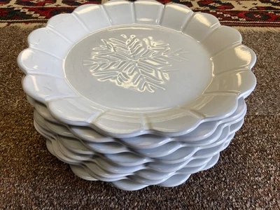 Juego de ocho platos de almuerzo Lenox patrón alpino 8 3/4 Foto 1 de 4