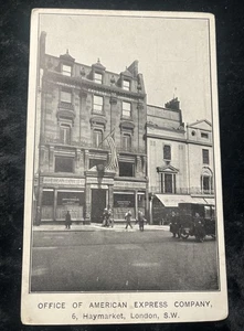 American Express Company Büro um 1920 Postkarte, London, England - Bild 1 von 2