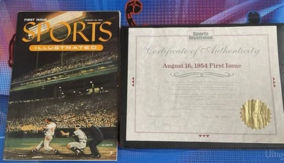 ⚾️Sports Illustrated First Issue 1964 With Baseball Card Insert With COA⚾️ - Image 1 of 4