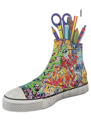 Ravensburger Puzzle 3D Sneaker Graffiti 108 Pezzi - Immagine 1 di 4