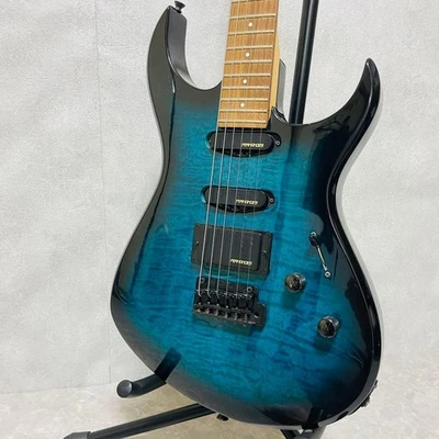 Fernandes FGZ-400 Black Blue Electric Guitar W/Gig Bag Shipping From Japan - image 1 of 4