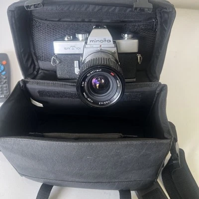 Minolta SRT 101  + MC 1:3,5-4.5 Lens Point  And Shoot Camera-Tested &Working  - Image 1 of 4