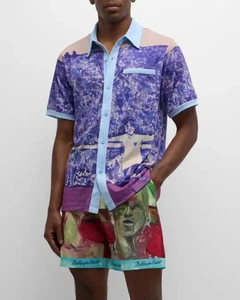 Camisa estampada Kidsuper Golaso XL nueva con etiquetas - Imagen 1 de 9