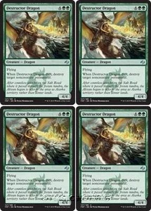 MTG - 4x DESTRUCTOR DRAGON - Fate Reforged (U) - Picture 1 of 1