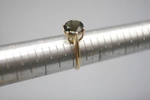 Ladies 10k By VJM .10 Mm Round GREEN TOURMALINE,size9 - Picture 1 of 5