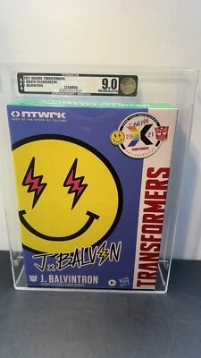 2021 HASBRO TRANSFORMERS GENERATIONS COLLABORATIVE J. BALVIN BALVINTRON AFA U9.0 - Image 1 of 4