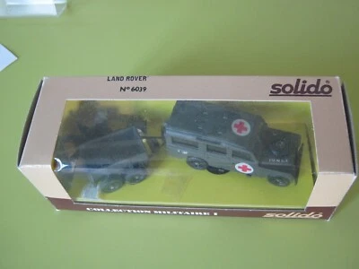 SOLIDO MILITAIRE LAND ROVER 6039 + BOITE TTBE - Photo 1/4