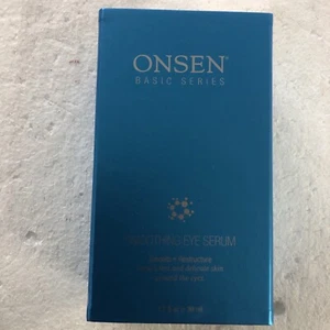 ONSEN SERIES SOOTHING EYE SERUM SMOOTH + RESTRUCTURED CROW’S FEET 30ml BRAND NEW - Picture 1 of 5