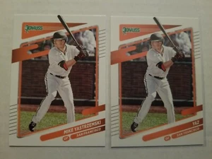 2021 Donruss Mike Yastrzemski #67 Lot Base & Photo Variation - Giants - Picture 1 of 1