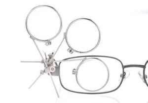 3,3x,5x,7,5xTriple Lens Nickel Plated Juweliers Clip-On Loopy - Bild 1 von 4