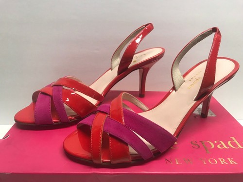 Sandalo Kate Spade New York donna 6 5 sasha pomodoro rosso pelle verniciata