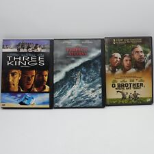Lot of 3 George Clooney DVD Movies - O BROTHER, THE PERFECT STORM, THREE KINGS