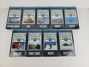 9 Brute Force VHS Lot A&E Battleships Warfare Bombs Artillery War New Sealed - Imagen 1 de 7