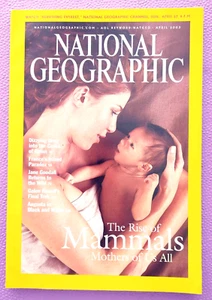 National Geographic Magazine April 2003 Caves of Oman Jane Goodall Mammals - Picture 1 of 9