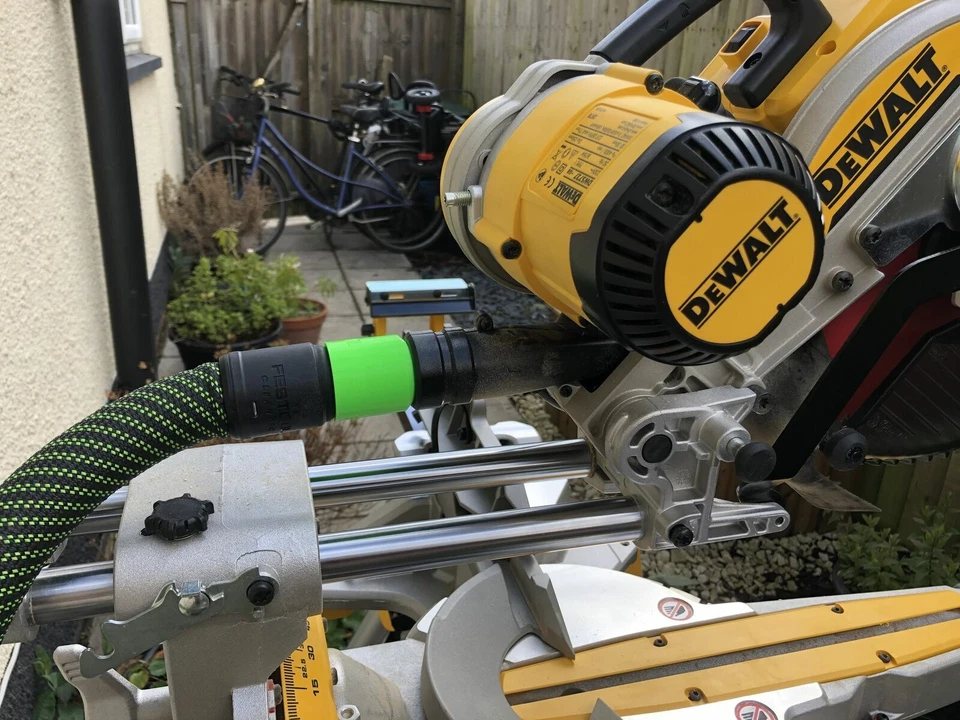 Dewalt DWS727 Mitre Saw Dust Hose Adaptor/Adapter to Festool Cleantec Midi CT27