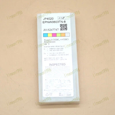 10Pcs New Hitachi EPNW0603TN-8 JP4020 CNC Blade In Box - Image 1 of 4