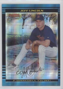 2002 Bowman Chrome X-Fractor /250 Jeff Lincoln #256 Rookie RC