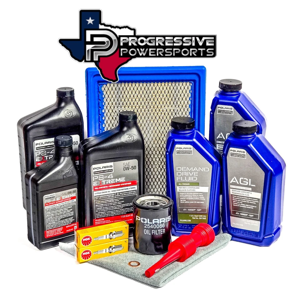 OEM Polaris Ranger 900/900 XP (NO DIESEL)  Full Service Oil Change Kit w/ Plugs Foto 1 de 1