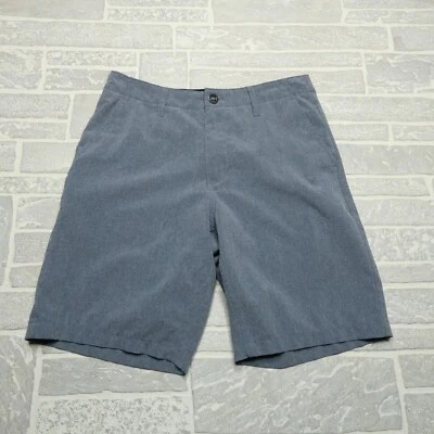 Volcom  Surf N' Turf Shorts 4 Way Stretch Heather Grey Zip Pockets Size 30 - Image 1 of 4