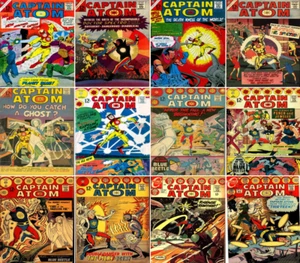 1965 - 1967 Captain Atom Comic Book Package - 12 eBooks on CD - Picture 1 of 3