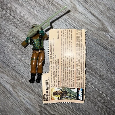 Vintage G.I. 1984 Figura GI Joe Roadblock v1 3,75  Foto 1 de 2
