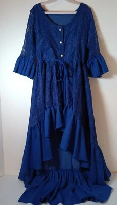 Belle & Kai платье кружева верхний ярусный оборки низ полная длина на пуговицах девочек 4-5 - Изображение 1 из 4