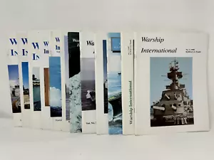 Lot of 12 Warship International Magazine 1997-2013 Historical Military Warships - Foto 1 di 20