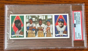 1993 UD All-Time Heroes #149 Hank Aaron/Babe Ruth (Mays in center) PSA 10 POP 3 - Picture 1 of 2