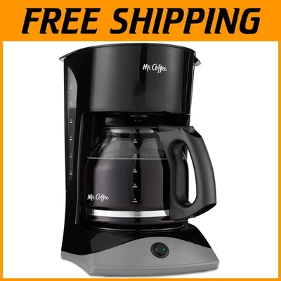 Classic Black Coffee Maker, 12 Cups, Auto Pause Feature - Image 1 of 4