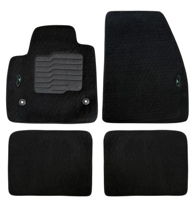 Carpet Floor Mats Custom Fit for 2017 to 2023 GMC Acadia, Front and Rear Black Foto 1 de 4