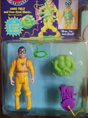 FIGURA KENNER LOS VERDADEROS CAZAFANTASMAS HÉROES ADELGAZADOS LOUIS TULLY FANTASMA DE 4 OJOS 1986  Foto 1 de 4