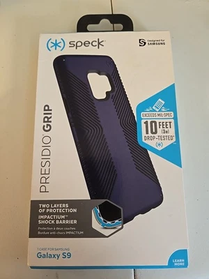 Speck Presidio GRIP Duas Camadas de Proteção Capa para Galaxy S9+ Azul Nova - Imagem 1 de 4