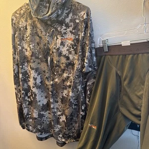 Sitka Core Lightweight Hoodie Optifade Bottoms Size Large Top + Medium Botroms - Picture 1 of 10