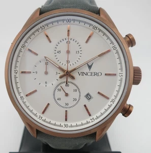 Reloj Vincero Chrono S Oro Rosa + Cuarzo Azul - COP-BLUGR-S17 - Batería Nueva - Imagen 1 de 15