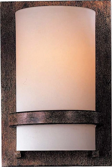Aplique de pared Minka Lavery 342-357, 1 luz, 100 vatios totales, óxido de hierro Foto 1 de 1