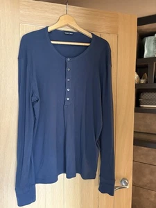 Tom Ford Henley, Navy Size 50 L - Picture 1 of 6