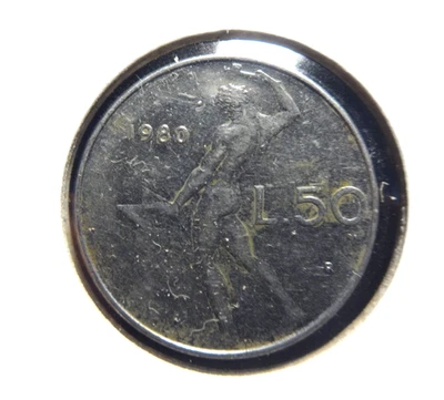 Italy 1980  50 Lire   👀 - Image 1 of 2