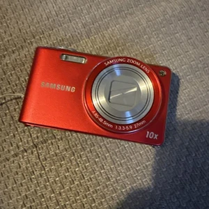 Samsung Compact Digital Camera 14.2MP 10x Zoom With Battery Red PL211  - Picture 1 of 11