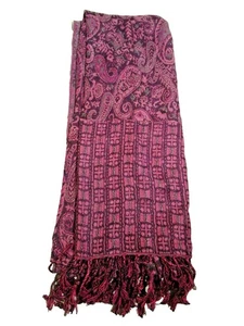 soft pastel silk scarf violet - Picture 1 of 3