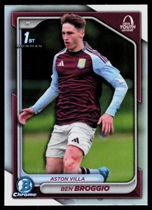 2024-25 Topps Chrome UEFA Club Comp #BU-BB Ben Broggio Bowman UEFA Youth League - Bild 1 von 2