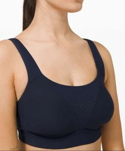 Lululemon Run Times BH High Impact Support Formschalen 38C Navy Blau Kabellos - Bild 1 von 10