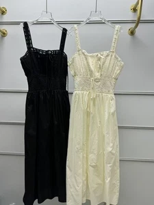 Vestido de encaje calado con tirantes Christy Dawn - Imagen 1 de 35