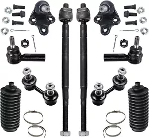 Front Lower Ball Joints Tierods Sway Bars for 1996-2000 2001 2002 Toyota Corolla - Picture 1 of 1