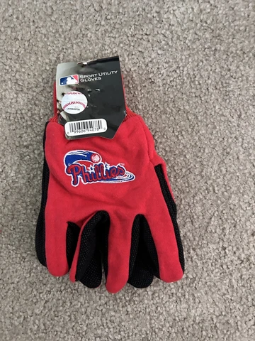 Philadelphia Phillies MLB Sport Utility Gloves Red Size Medium New Cover