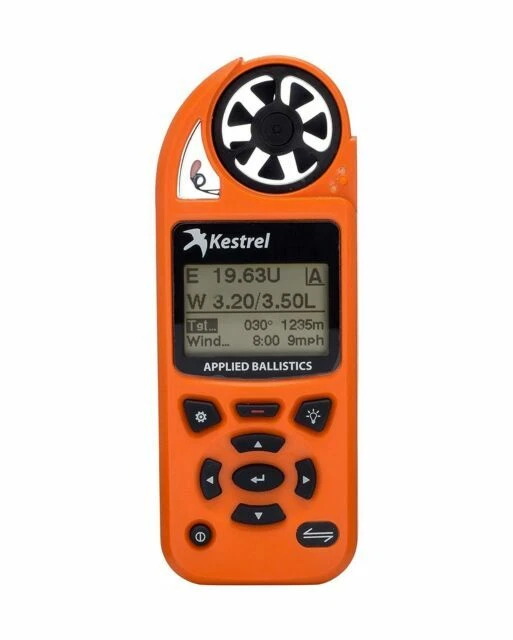Kestrel 5700 Elite Weather Meter With Applied Ballistics and Link - Blaze Orange (0857ALBLZ)