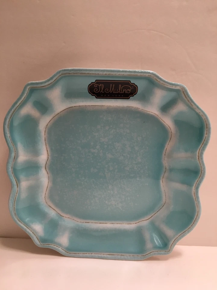 Conjunto de 3 pratos de salada de melamina IL Mulino novos - Imagem 1 de 2